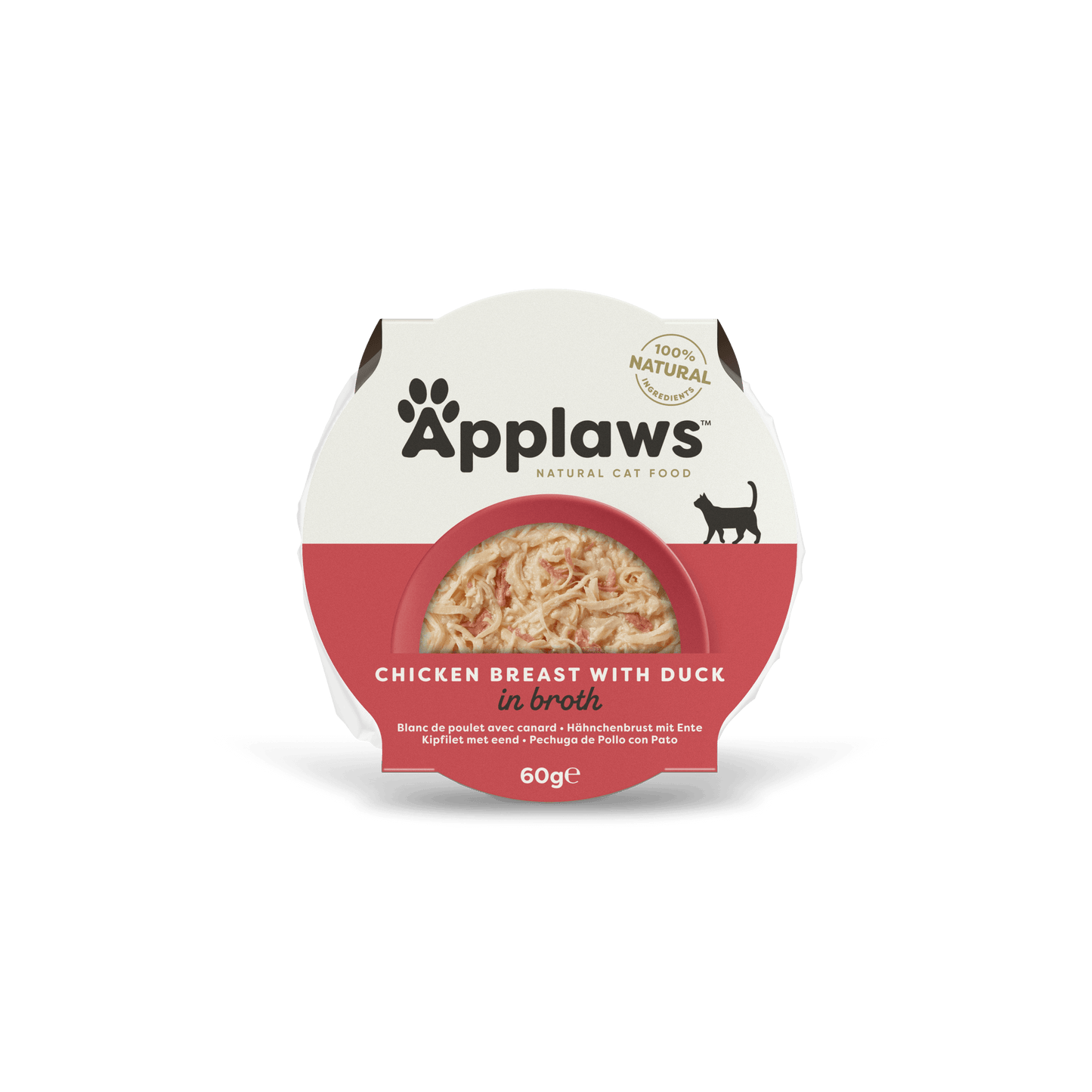Applaws Cat Pots Juicy Chicken Breast with Duck - с пилешки гърди и патешко месо 60 гр.