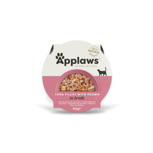Applaws Cat Pots Luxury Tuna Fillet with Prawn - с филе от риба тон и скариди 60 гр.