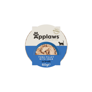 Applaws Cat Pots Succulent Tuna Fillet with Crab - с филе от риба тон и раци 60 гр.