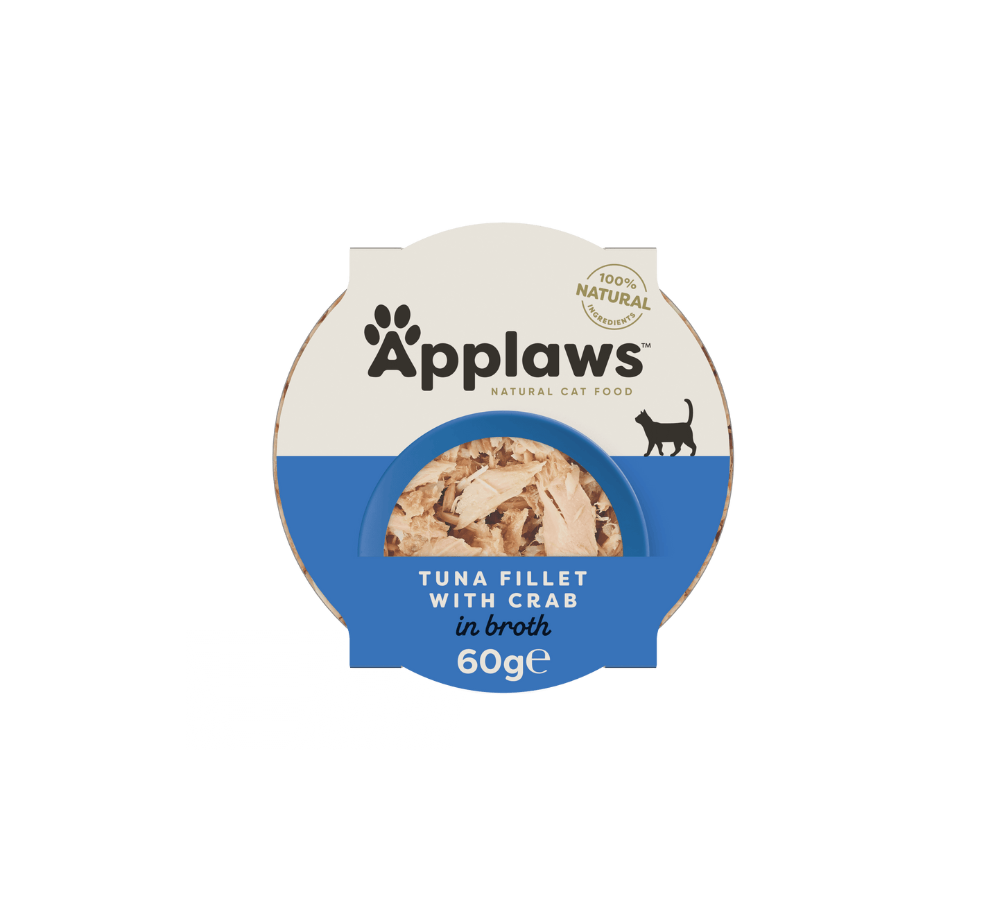 Applaws Cat Pots Succulent Tuna Fillet with Crab - с филе от риба тон и раци 60 гр.