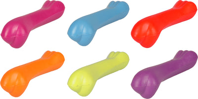 Flamingo Toy Rula Bone - гумена играчка за куче 11,5 см. /различни цветове/