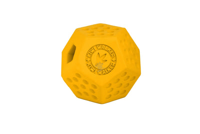 Kiwi Walker Lets Play Dodecaball Orange - гумена играчка за лакомства 8 см, оранжев