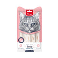 Wanpy Creamy Tuna & Shrimps - кремообразно лакомство за котки с риба тон и скариди, 5 порции по 14 гр.