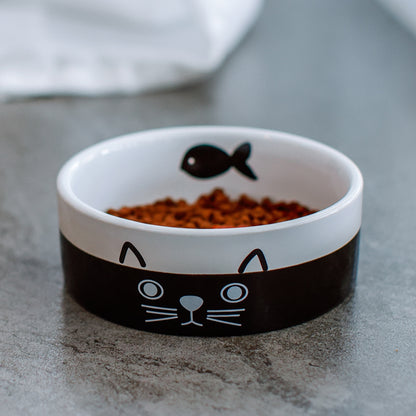Nobby Cat ceramic bowl Face - керамична купа 12 x 4,5см - 250мл
