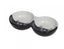 Nobby Cat ceramic double bowl Face - керамична двойна купа 22 х 11,5 х 3,5см - 2 х 130 мл