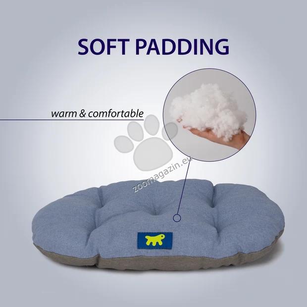 Ferplast - Relax C 89/10 - мек памучен дюшек 85 / 55 см /светлосин, светлолилав, бежов/