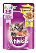 Whiskas Pouch Casserole Junior - пауч с пилешко месо, за малки котенца 85 грaма