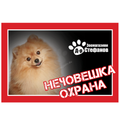 Стикер за входни врати или прозорци / шпиц / 25 / 17 см.