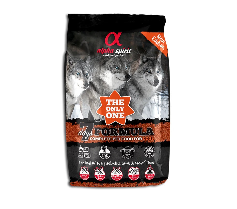 Alpha Spirit The only one 7 Days Formula - за кучета над 12 месечна възраст, подходяща за всички породи