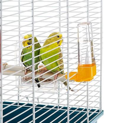 Ferplast Cage Rekord 3 White - клетка за птици с пълно оборудване 49 / 30 / 48,5 см