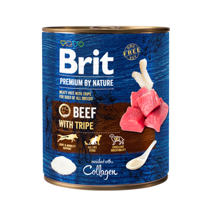 Brit Premium by Nature Beef Tripe - консерва за кучета с говеждо и шкембе