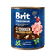 Brit Premium by Nature Chicken with Hearts - консерва за кучета с пилешко и сърца