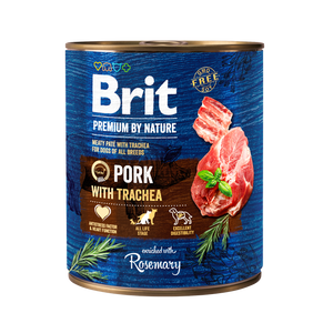 Brit Premium by Nature Pork with Trachea - консерва за кучета със свинско и трахея
