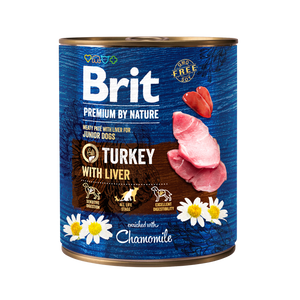 Brit Premium by Nature Turkey with Liver - консерва за кучета с пуешко и черен дроб
