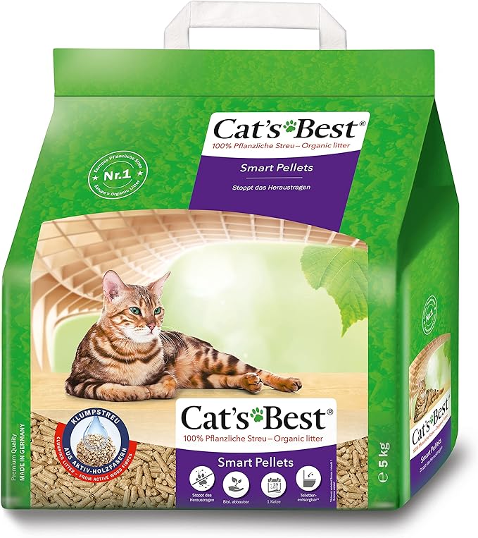 Cats Best Smart Pellets - котешка тоалетна за дългокосмести котки, 10 литра