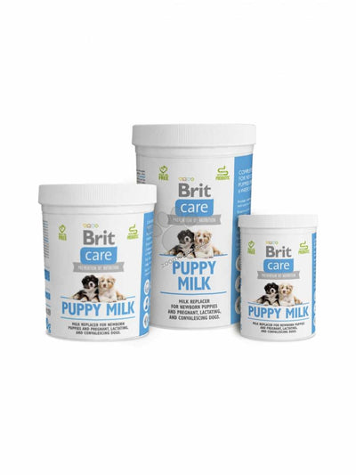 РАЗПРОДАЖБА Brit Care Puppy Milk - сухо мляко за новородени кученца, бременни, кърмещи и възстановяващи се кучета 1000 гр