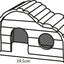 Flamingo Small Animal House Ruby - къщичка за гризачи 39,5 / 24 / 23 см