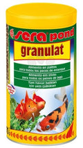 Sera Pond Granulat - плуваща храна за всички декоративни рибки в градинските езера