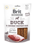 Brit Jerky Snack Duck Protein Bar - лакомство за куче, протеинови барчета с патешко 80 гр.