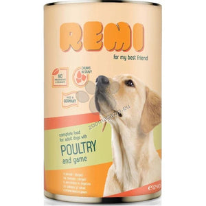 Remi Dog Poultry and Game - Консерва за кучета с птиче и дивечово месо 415 гр