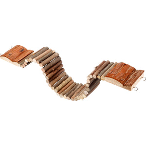 Flamingo bridge brown - дървен мост за гризачи 53 см