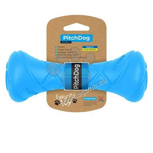 PitchDog Game barbell - гумена гиричка за игра във вода, син 7см