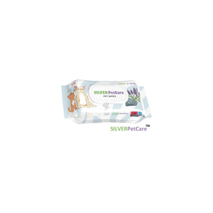 Silver PetCare - мокри кърпички със зеолит и лавандула 60 бр