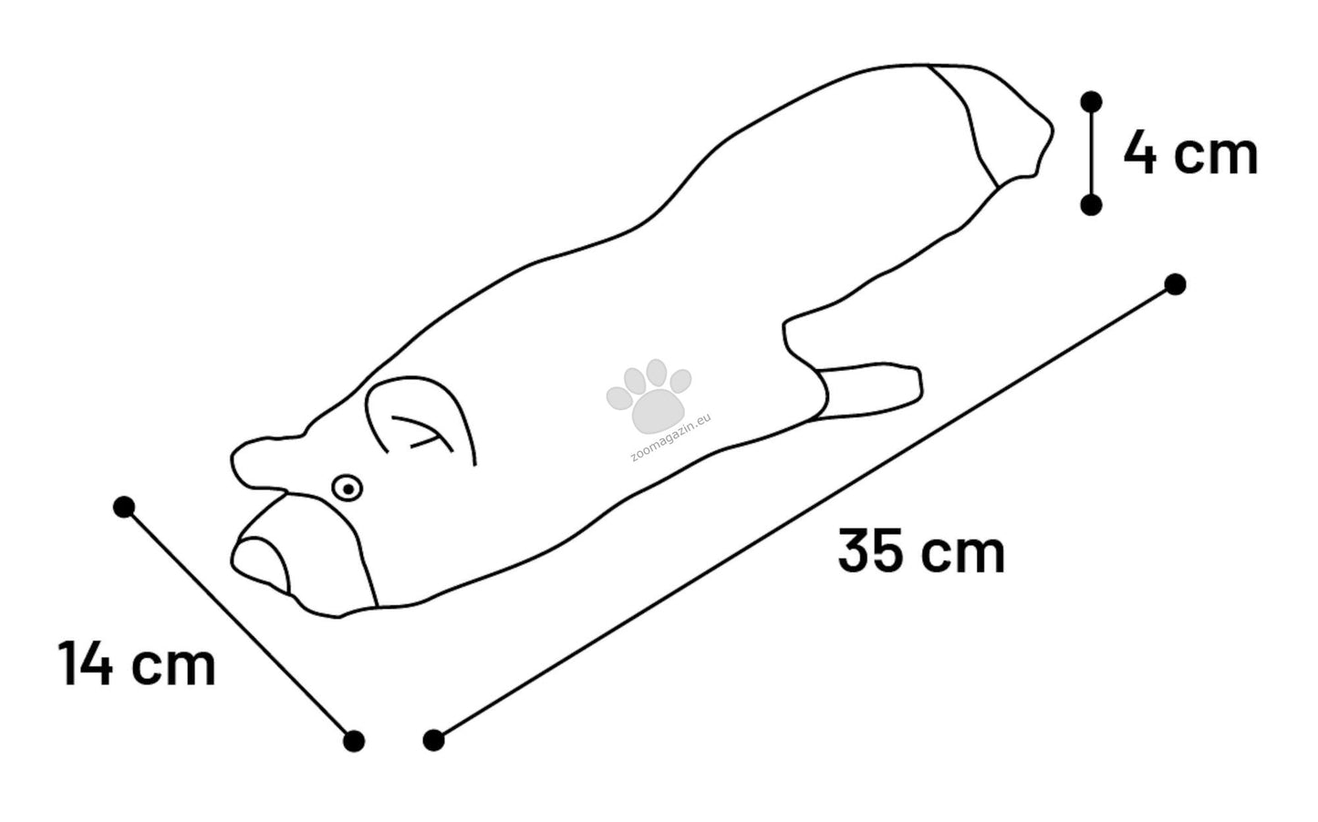 Flamingo CT Flapso Moving Squirrel Brown - играчка за котки 35 см