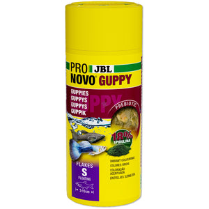 JBL ProNovo Guppy Grano Click S - основна храна на люспи за гупи и други живораждащи риби 100 мл