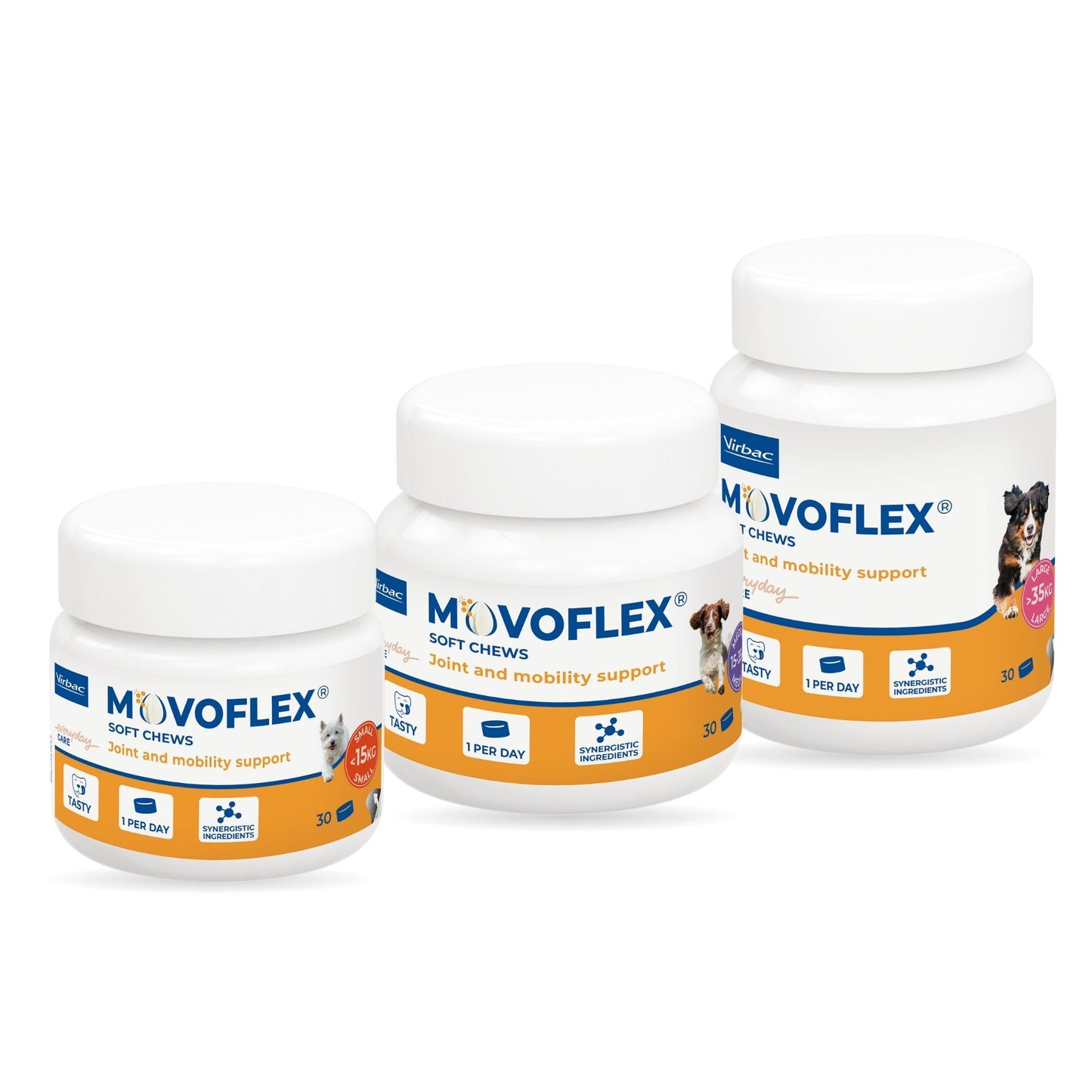 Virbac Movoflex - добавки за здрави стави за кучета