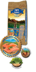 Farm Nature Adult Salmon & Rice - complete food with salmon and rice, suitable for all breeds, for dogs over 12 months, 2.5 kg.