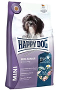 Happy Dog Senior Mini - с пилешко и агнешко месо, новозеландски миди, L карнитин, билки, за кучета малки породи над 8 години