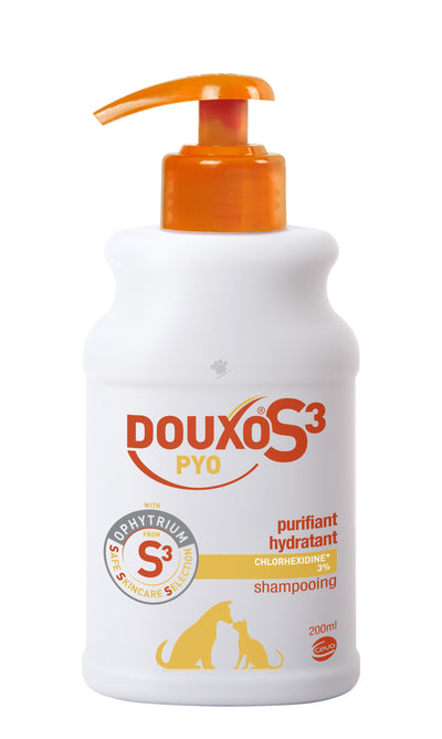 DouxoS3 Pyo Shampoo - с антибактериално и антигъбично действие 200 мл.
