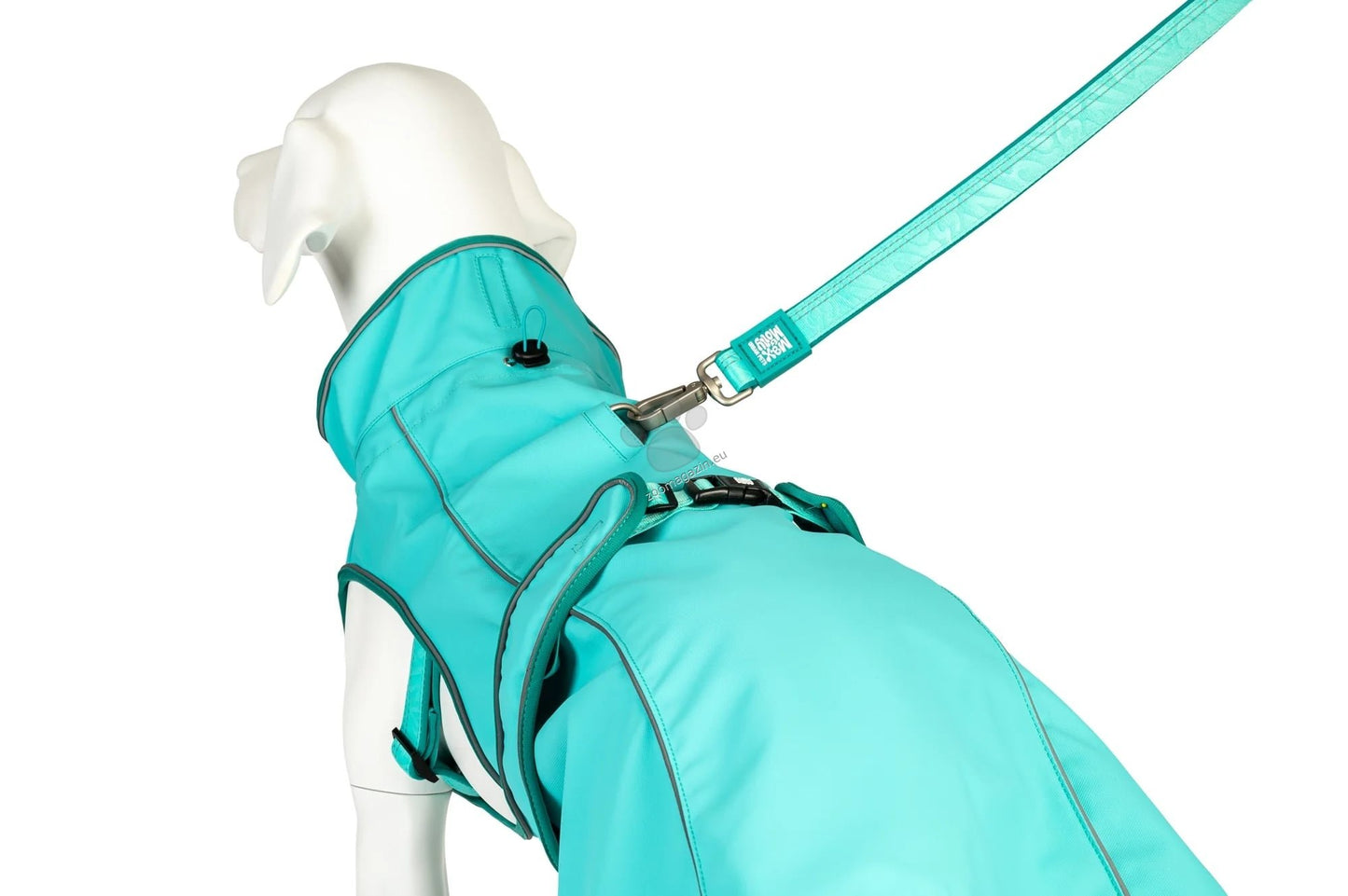 Max Molly Raincoat Matrix Turquoise - дъждобран за куче 50 см