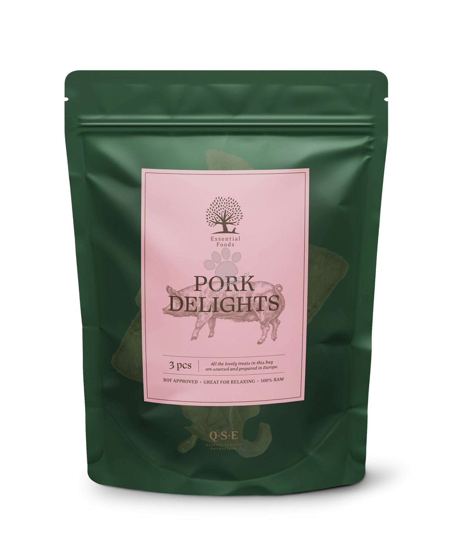 Essential Pork Delights - сушени свински уши 100 гр