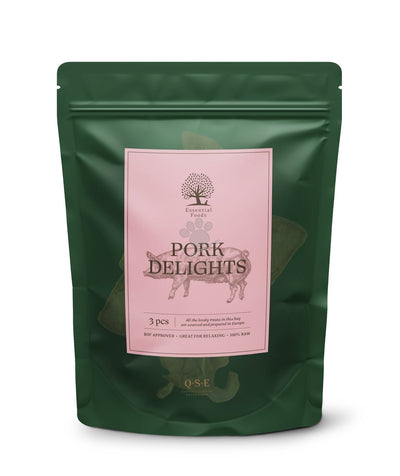 РАЗПРОДАЖБА Essential Pork Delights - сушени свински уши 100 гр