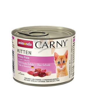 Carny Baby Pate - консерва за отбиване на малки котенца, стек 12 х 200 гр