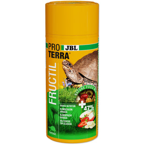 JBL ProTerra Fructil - основна храна за сухоземни костенурки с натурални плодове и екструдирани зеленчукови кръгчета 250 мл
