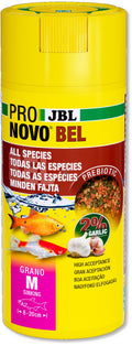 JBL ProNovo Bel Grano Click M - основна храна на гранули за всички аквариумни рибки 250 мл