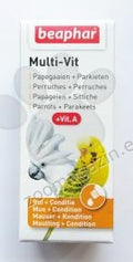 Beaphar Multi Vit Parrots + Parakeets + vit.A - мултивитамини за папагали 20 мл.