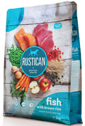 Rustican Gluten Free Fish and Rice - пълноценна храна за пораснали кучета с риба и кафяв ориз