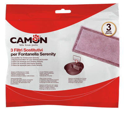 CAMON Replacement filters - Резервни филтри за смяна 3 бр. за автоматична поилка A747