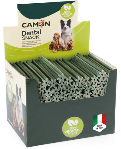 Camon Dental Stick M - дентални растителни лакомства, кутия 4.2 кг, 18 см