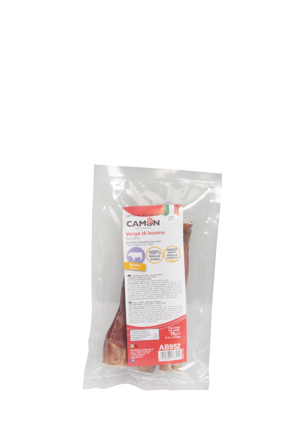 Camon Beef Pizzle - говежда жила 3 бр