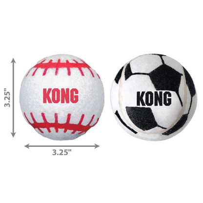 KONG Sport Balls L - гумени топки за кучета 2 бр