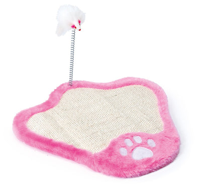Camon Paw-shaped Scratching Board - драскалка във формата на лапа 34 x 31 см /червена, розова, светлосиня/