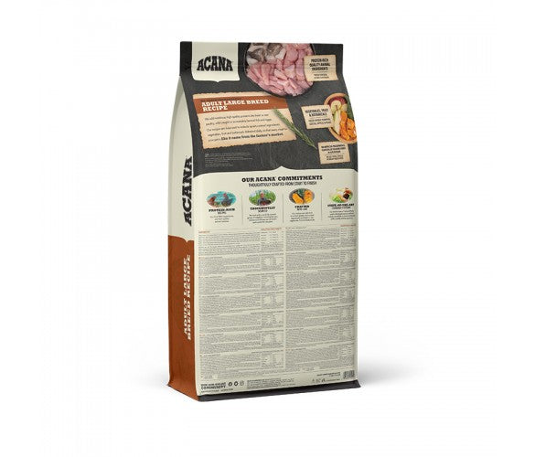 Acana - Adult Large Breed - биологично съответстваща храна за кучета над 25 кг.,и възраст над 18 месеца 17 кг.