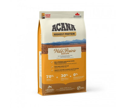 Acana - Grain Free Wild Prairie - с пилешко месо и риба, подходяща за всички породи 11.4 кг.
