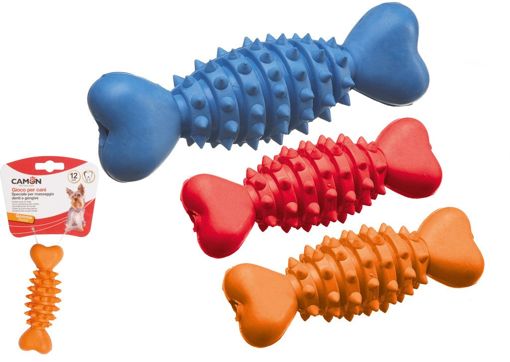 Camon Rubber bone with spikes - гумен кокал с бодли 16 см