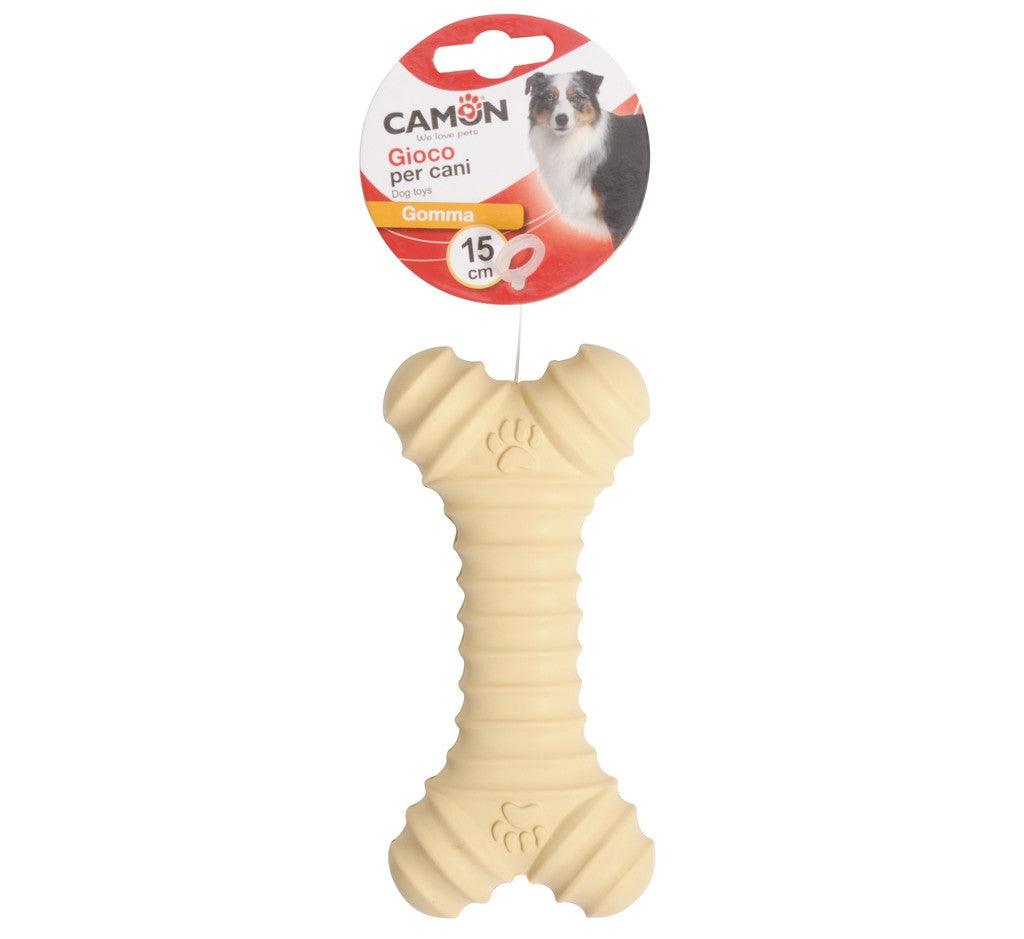 Camon Rubber Bone - гумена играчка за куче 15 см